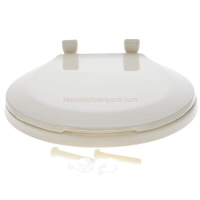 Mansfield Round Bone Plastic Toilet Seat