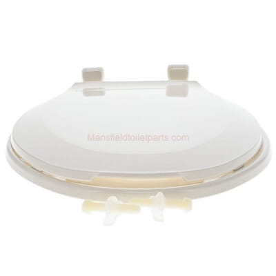 Mansfield Elongated Plastic Toilet Seat in Biscuit