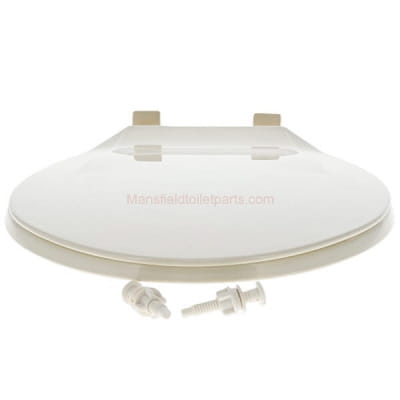 Genuine Mansfield Elongated Bone Toilet Seat